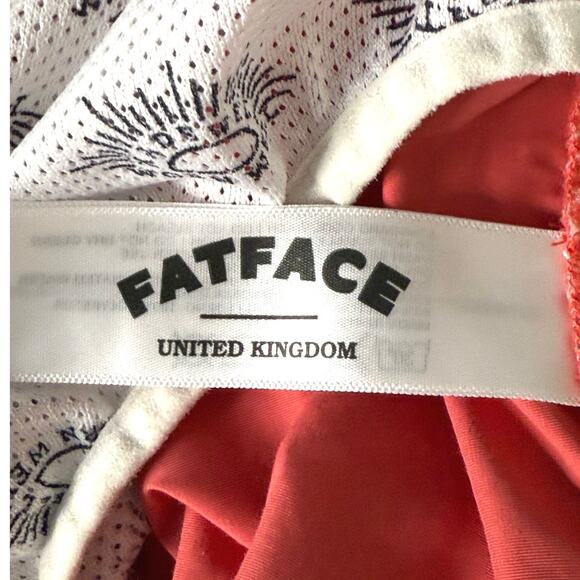 FATFACE men's swim trunks red size large with liner - Picture 6 of 8
